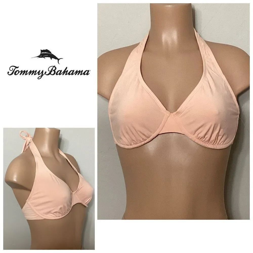 New Tommy Bahama melon color bikini top. Retails $99